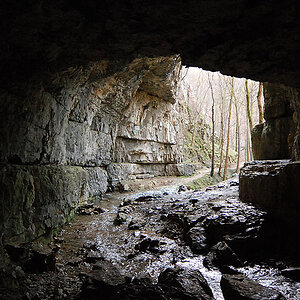 Falkensteiner Höhle auf der Schwäbischen Alb bei Bad Urach