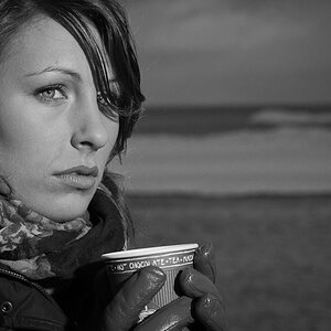 Isabell am Strand von Usedom in Zinnowitz