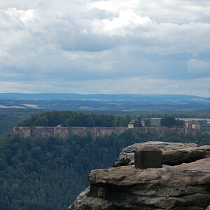 Blick zur Festung Königstein