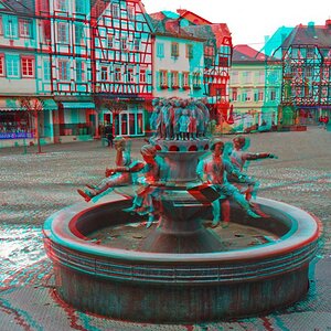 Linz Brunnen 3D