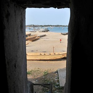 Tür Ohne Wiederkehr in Elmina
Durch diesen Ausgang wurden die Sklaven zu den Schiffen
geführt und dann nach Südamerika, Karibik und Nordamerika
versch