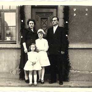 Kommunion meiner älteren Schwester