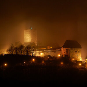 Wartburg im Nieselregen