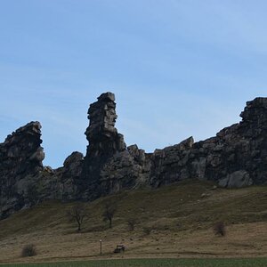 Der Königsstein - ein Teil der Teufelsmauer bei Neinstedt