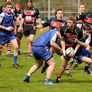 Rugby Memmingen Eagles gegen RFC München in Memmingen am 21.04.2012.
