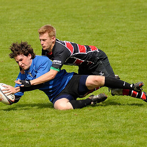 Rugby Spiel am 05.05.2012 in Memmingen. 
Memmingen Eagles gegen Stusta München II