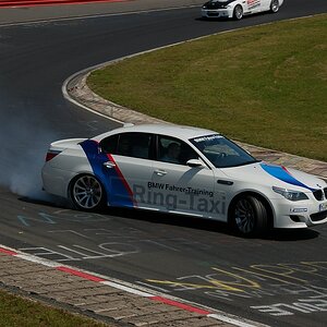 BMW "Taxi" auf ddr Nordschleife
