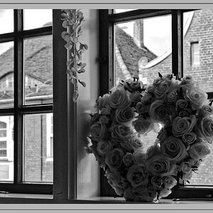 Blumenherz Fenster