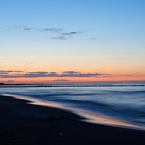 Kölpinsee/Usedom am Meer bei Nacht