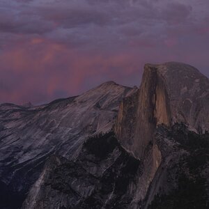 Sonnenuntergang Halfdome