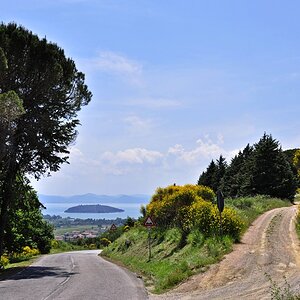Lago di Trasimeno nach Süden