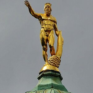 Goldkuppel Dresdner Rathaus