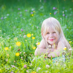 Lisa in der Wiese