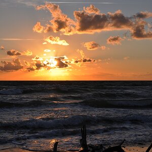 Sonnenuntergang Weststrand