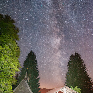 Milchstraße im Allgäu