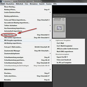 Lightroom - Exportfunktion