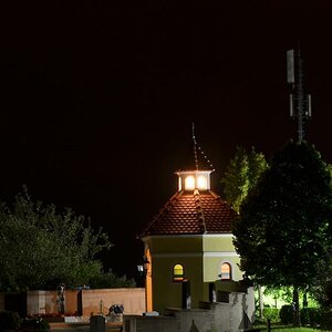 Kirche - Nachtfoto in M-Modus ISO100 , f8 , 30sek