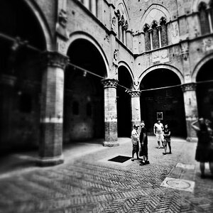Toscana Siena Innenhof