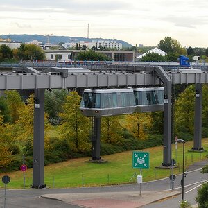 Nicht die Wuppertaler Schwebebahn - Skytrain Düsseldorf