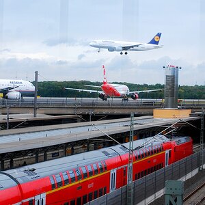Flughafen Bahnhof