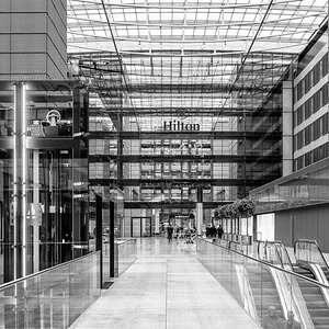 Innenansicht "The Squaire" in Frankfurt
