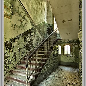 Grüne Treppe