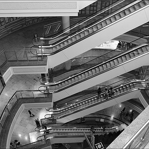 Essen29.08.2012 - Rolltreppen sw