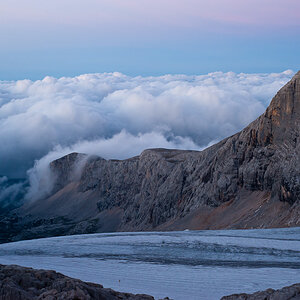 32 Abend über dem Gletscher
