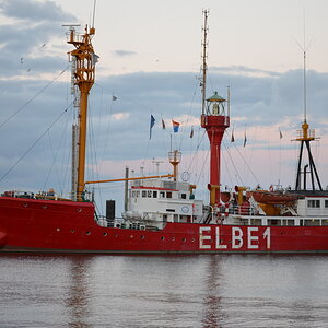 Feuerschiff mit Heimathafen Cuxhaven