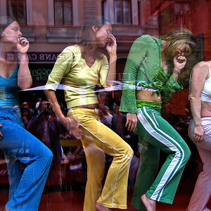 schaufensterpuppen 1 bunt
