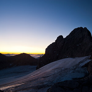 36 Morgenrot über dem Gletscher