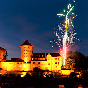 Burg Rieneck Feuerwerk
