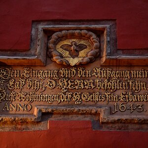 Portalinschrift Heilgeistkloster Stralsund