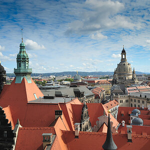 Blick auf Dresden