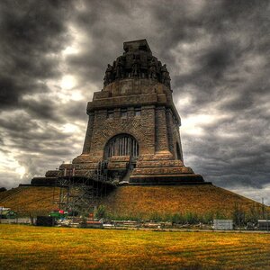 Das Völkerschlachtdenkmal bei Leipzig