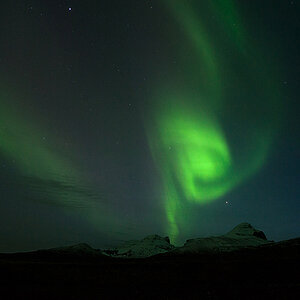 Dyrfjöll Polarlicht