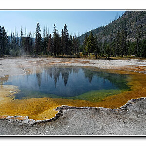 Hot Spring Yellowstone National Park