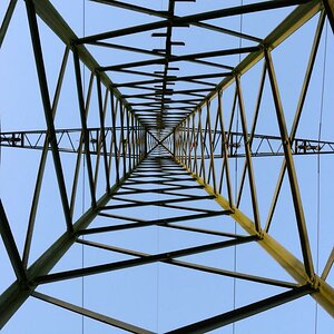Gittermast von unten