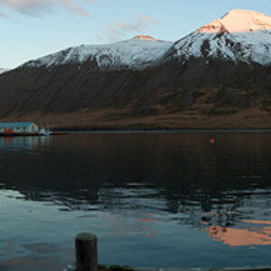 Siglufjörđur, Island. Panorama