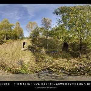 NVA Raketenabwehrstellung bei Klosterfelde - Unterkunftsbunker