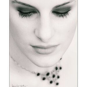beauty portrait bw
