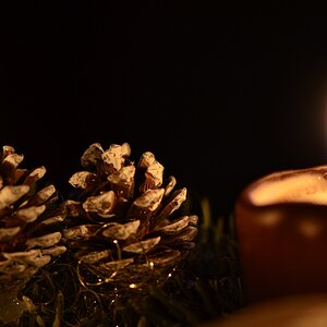 Adventskranz 3 makro