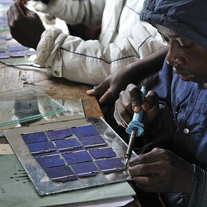 Kreativer Solarschrott