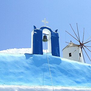 Glockenturm in Oia / Santorini