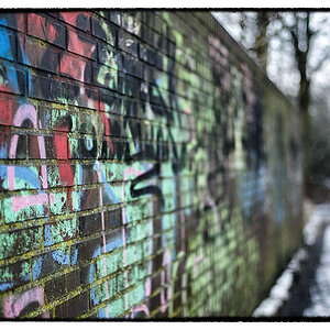 Die Graffiti-Mauer