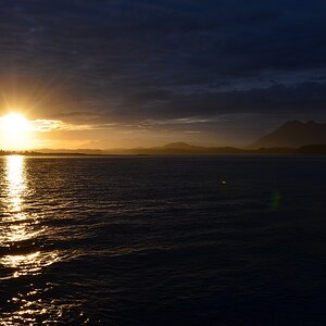 Sonnenuntergang Tofino