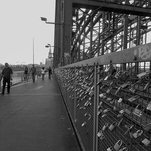 Liebesschlösser Köln Hohenzollernbrücke