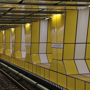 300 3851af: Hamburg, U-Bahnstation Jungfernstieg