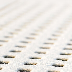 Schnee-Abstrakt 1