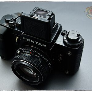 Pentax LX mit FF1 Lichtschachtsucher